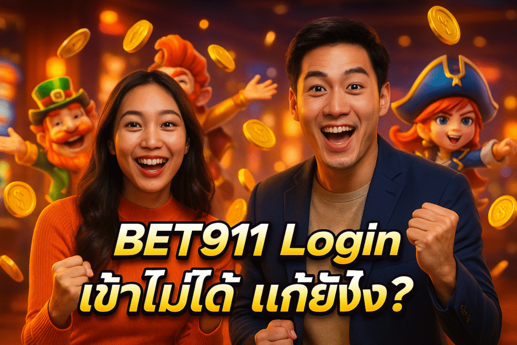 BET911 Login เข้าไม่ได้ แก้ยังไง?
