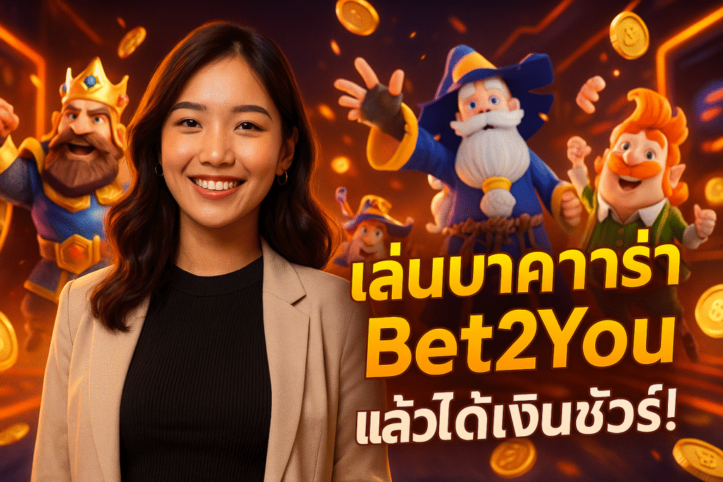 เล่นบาคาร่า Bet2You แล้วได้เงินชัวร์!