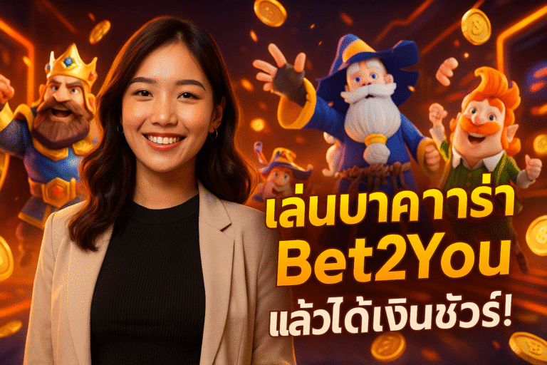 เล่นบาคาร่า Bet2You แล้วได้เงินชัวร์!