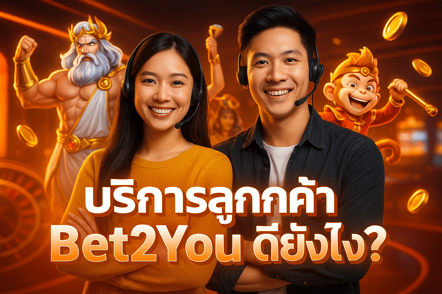 บริการลูกค้า Bet2You ดียังไง?