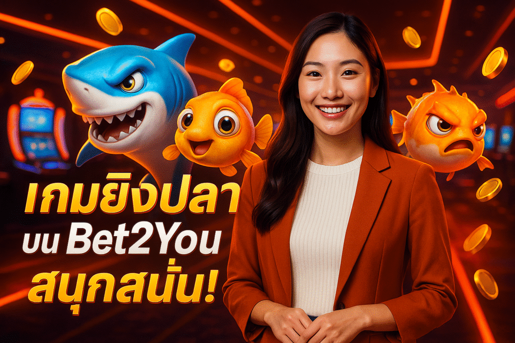 เกมยิงปลาบน Bet2You สนุกสนั่น!