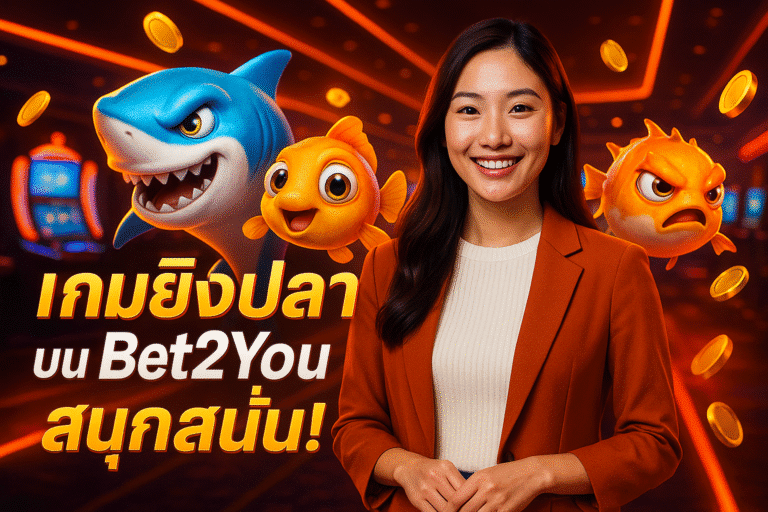 เกมยิงปลาบน Bet2You สนุกสนั่น!