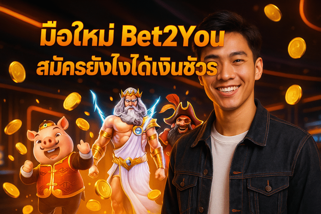 มือใหม่ Bet2You สมัครยังไงได้เงินชัวร์
