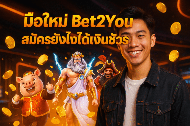 มือใหม่ Bet2You สมัครยังไงได้เงินชัวร์